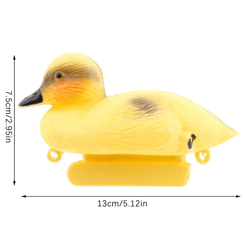 Floating Duck Ducklings Pond Statue Ornament Plastic Duck Decoy Floating Decorative Animal Sculptures Outdoors