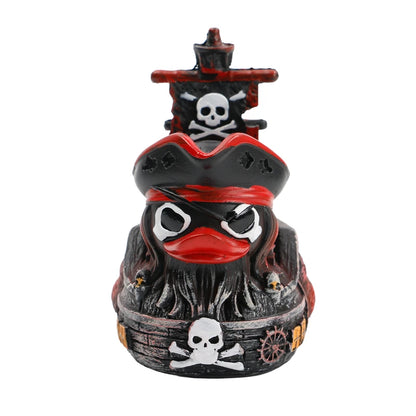 Pirate Ship Duck Scary Alien Duck Statue Creative Desktop Decoration Funny Car Dashboard & Desk Decor, Cool Gift for Adults New