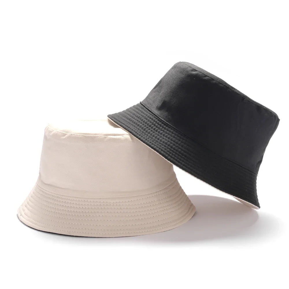 2024 Summer Duck Reversible Bucket Hat for Women Travel Fisherman Hat Sad Boys Bob Fishing Cap Girl Outdoor Panama Beach Sun Hat