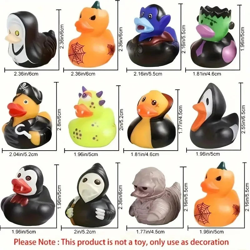 YOU'VE BEEN DUCKED! 8pc,12pc Halloween Ducks