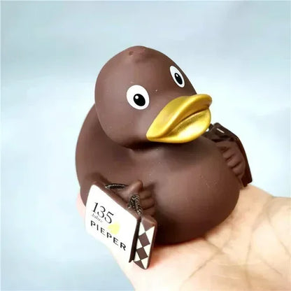 Cartoon Superman Pirate Doctor Nurse Rubber Duck Squeezing Ducks Stress Relieving Toys Bath Swimming Pool Decorations Kids Gifts