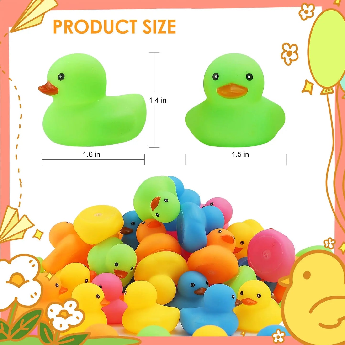 (BULK)YOUVE BEEN DUCKED! RANDOM 60PC