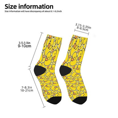 YOU'VE BEEN DUCKED! duck novel casual socks
