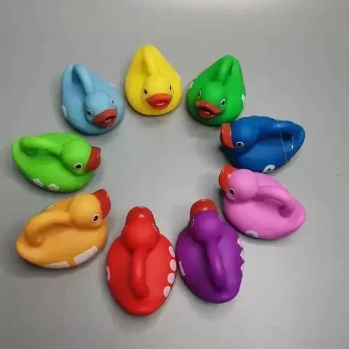 Cartoon Superman Pirate Doctor Nurse Rubber Duck Squeezing Ducks Stress Relieving Toys Bath Swimming Pool Decorations Kids Gifts