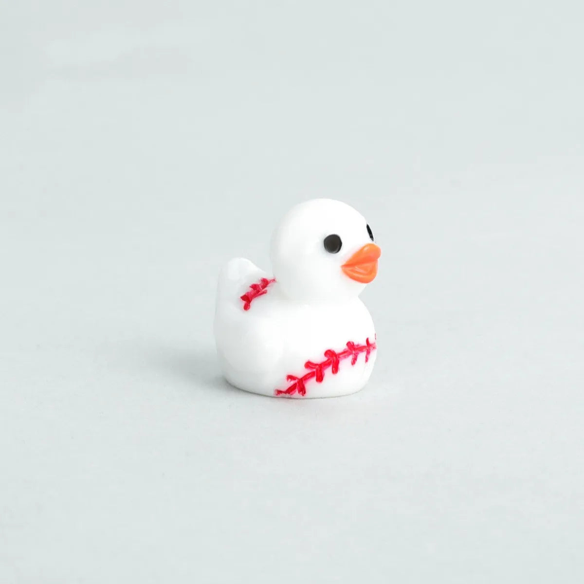 The Ball Duck desk decorative figurines 50/100PCS mini ducks Resin Car decorative DIY Accessories Football Basketball duck