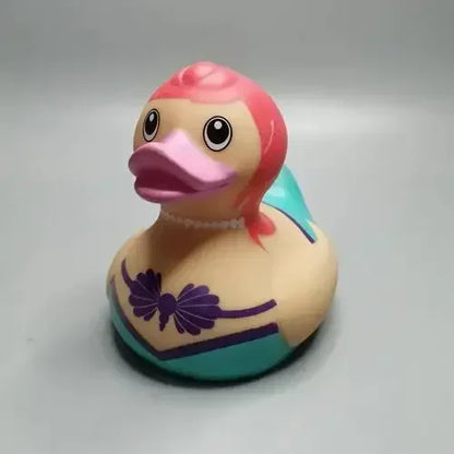 Cartoon Superman Pirate Doctor Nurse Rubber Duck Squeezing Ducks Stress Relieving Toys Bath Swimming Pool Decorations Kids Gifts