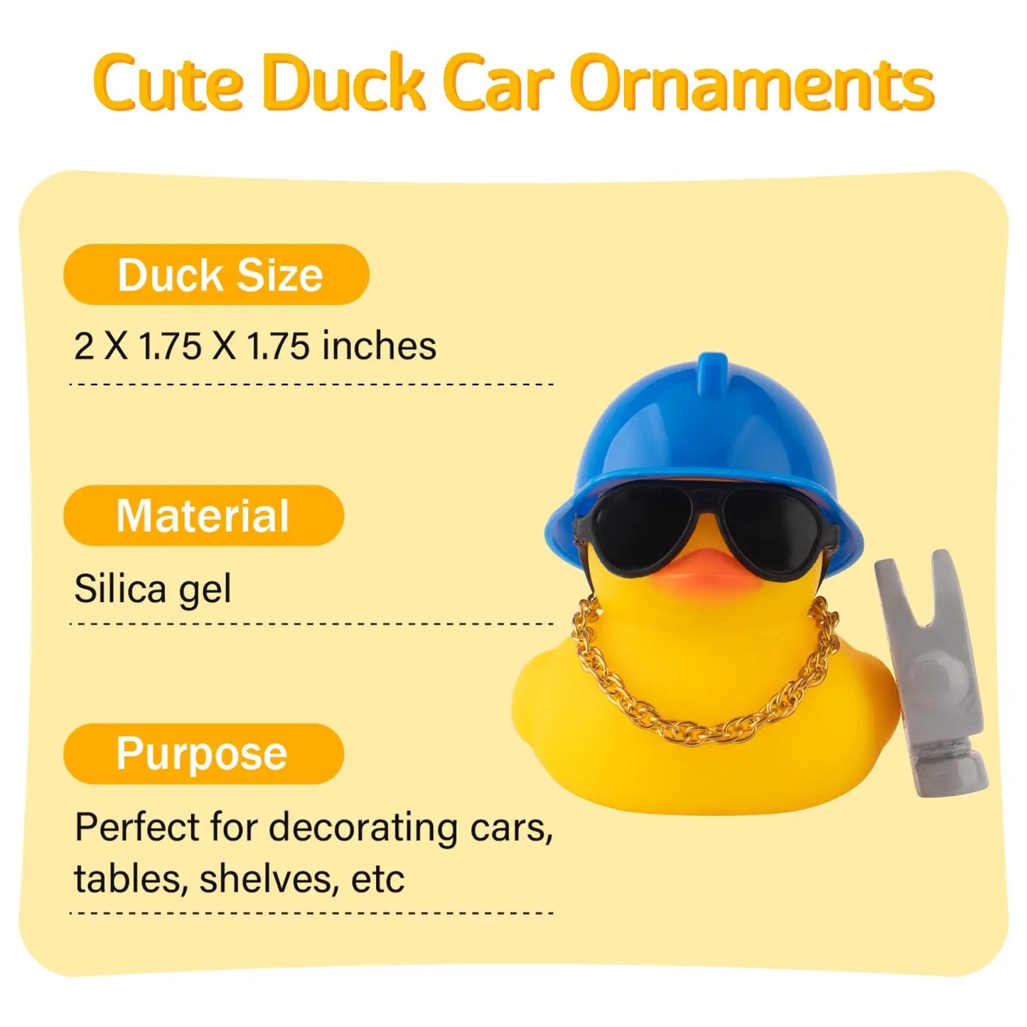 YOUVE BEEN DUCKED! Construction Duck