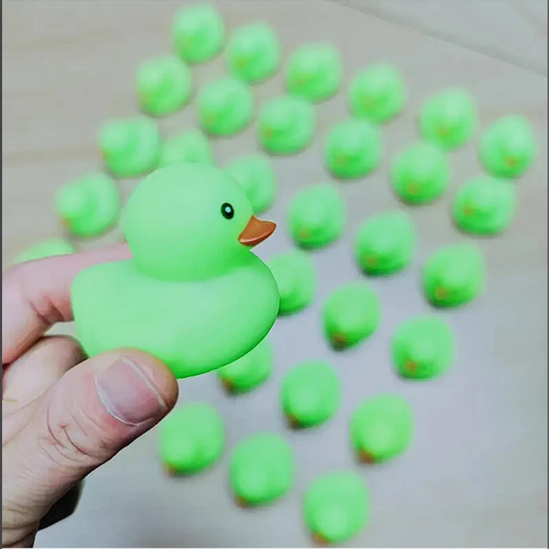 (BULK)YOU'VE BEEN DUCKED! Green Rubber Ducks,