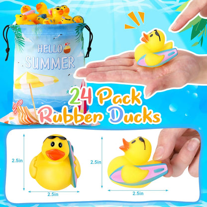 (BULK)YOU'VE BEEN DUCKED! 24pc Summer time Duckies