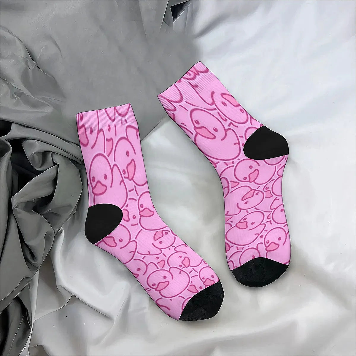 YOU'VE BEEN DUCKED! duck novel casual socks