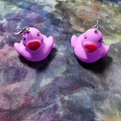YOU'VE BEEN DUCKED Earrings Cute Birthday Gift